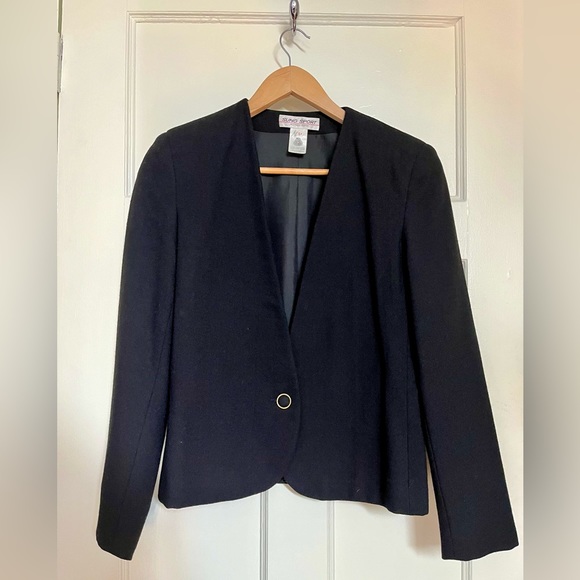 Vintage Alfred Sung structured wool blazer - Picture 2 of 5